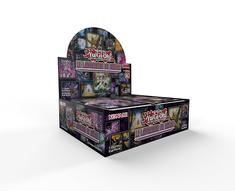 Yu-Gi-Oh! JCC - Display de Pack de Booster Le Labyrinthe du Maître (24 Boosters) - flash vidéo