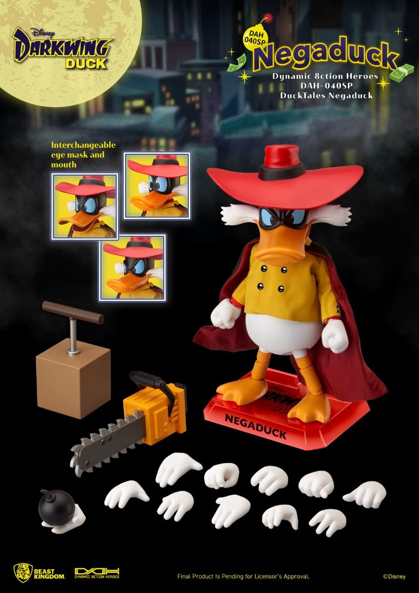 Disney - DAH-040SP - Myster Mask - Nega Duck - flash vidéo