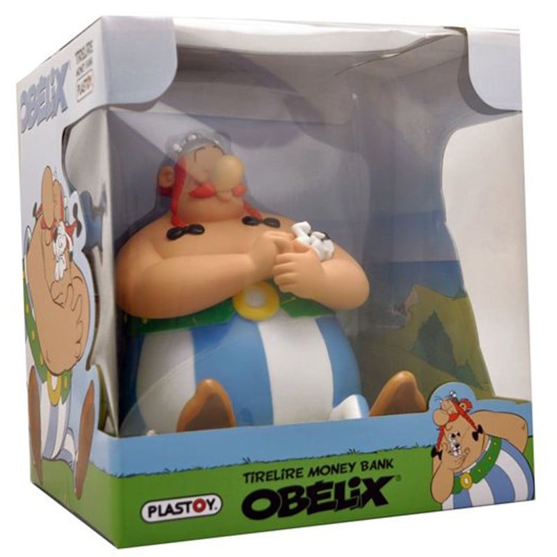 Plastoy - Tirelire - Asterix & Obelix - Obelix et Idefix - flash vidéo