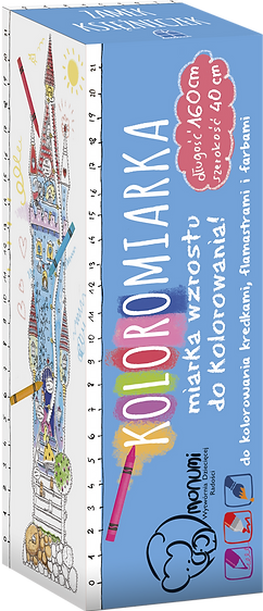 Monumi - Poster Coloriable de mesure XXL "Château de la Princesse" - flash vidéo