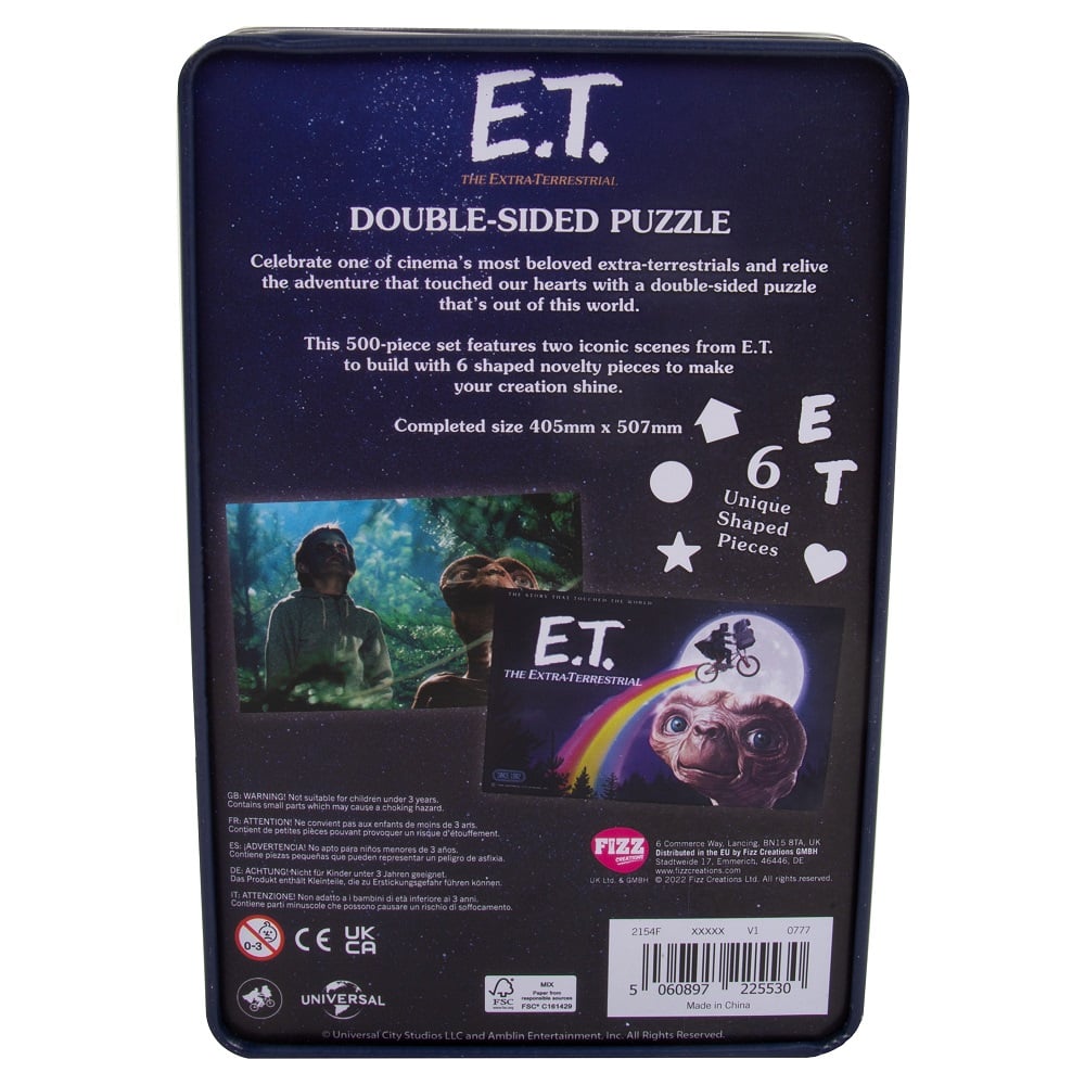E.T., l'extra-terrestre - Puzzle double face - flash vidéo