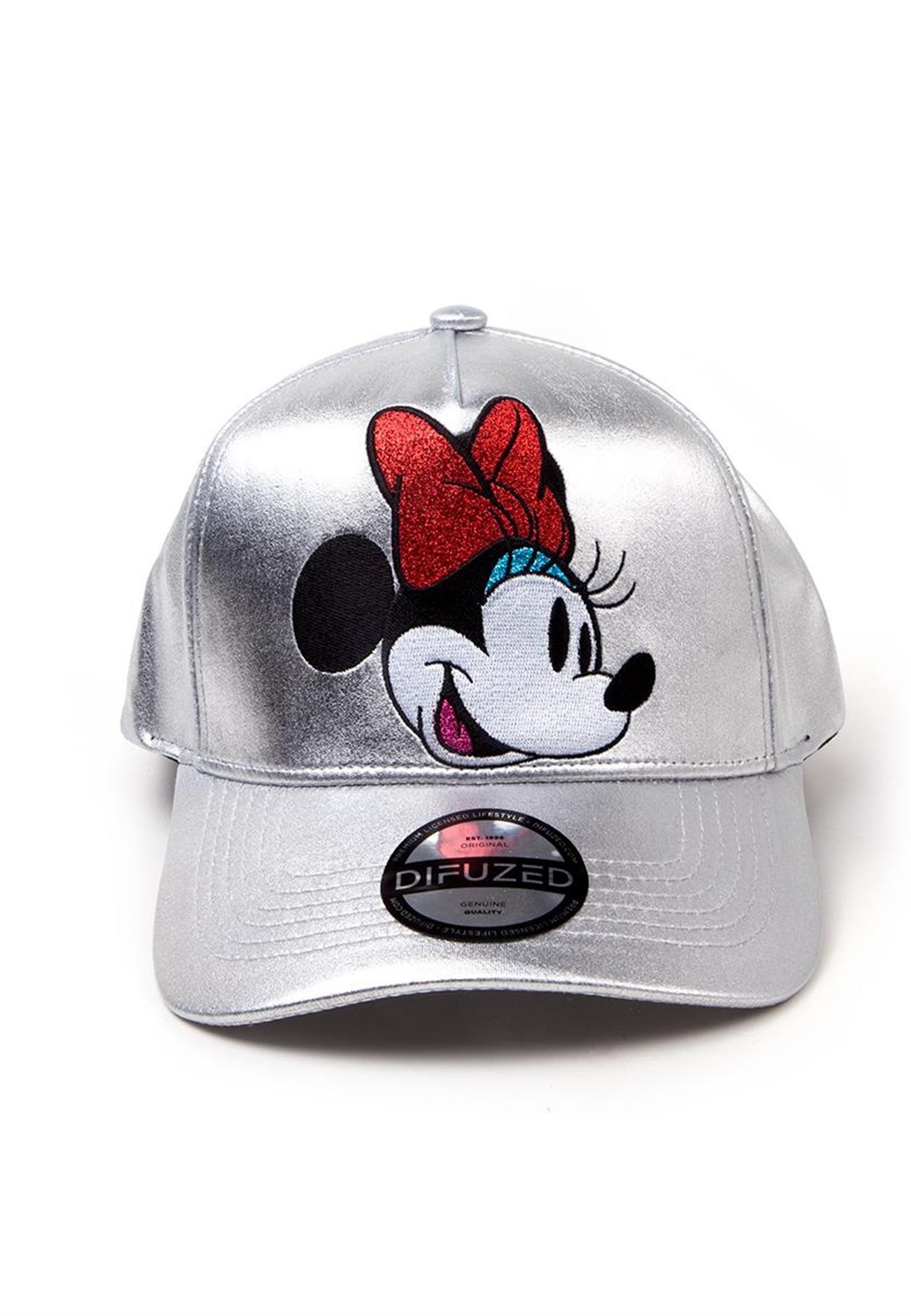 Disney - Minnie Mouse Silver Curved Bill Cap - flash vidéo