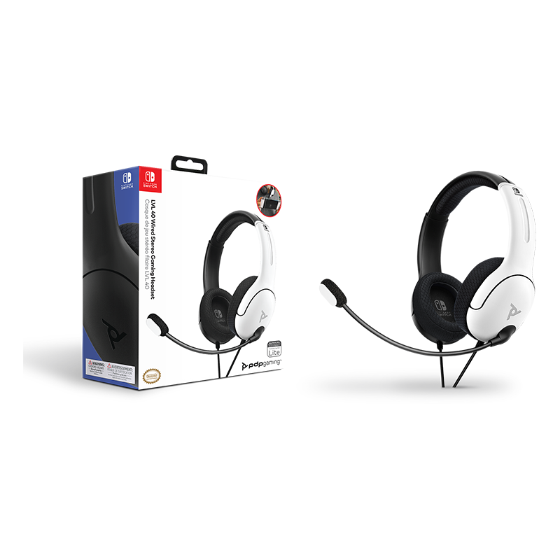 PDP - Casque de jeu stéréo filaire Airlite pour Nintendo Switch, Switch Lite et Switch OLED - flash vidéo