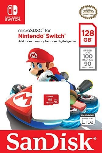SanDisk microSDXC Card for Nintendo Switch 128GB Super Mario Kart Edition - flash vidéo