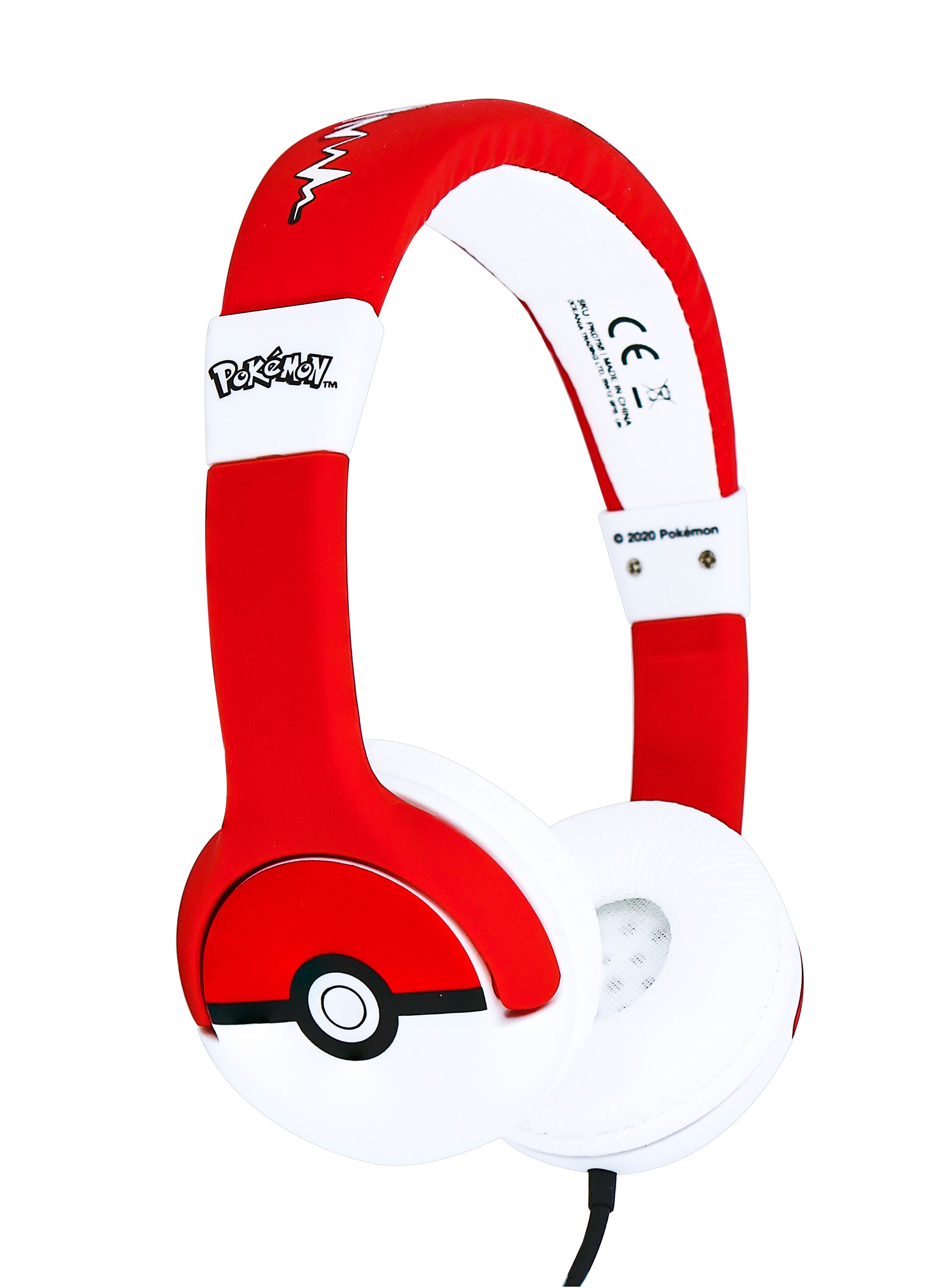 Pokémon - Casque audio Pokéball pour enfants - flash vidéo