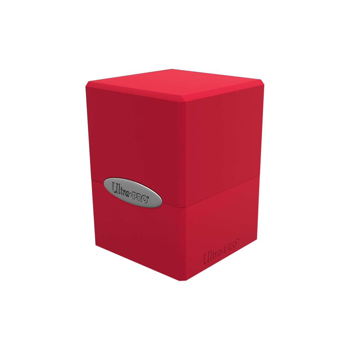 Ultra Pro - Deck Box Cube en Satin - Rouge Pomme - flash vidéo