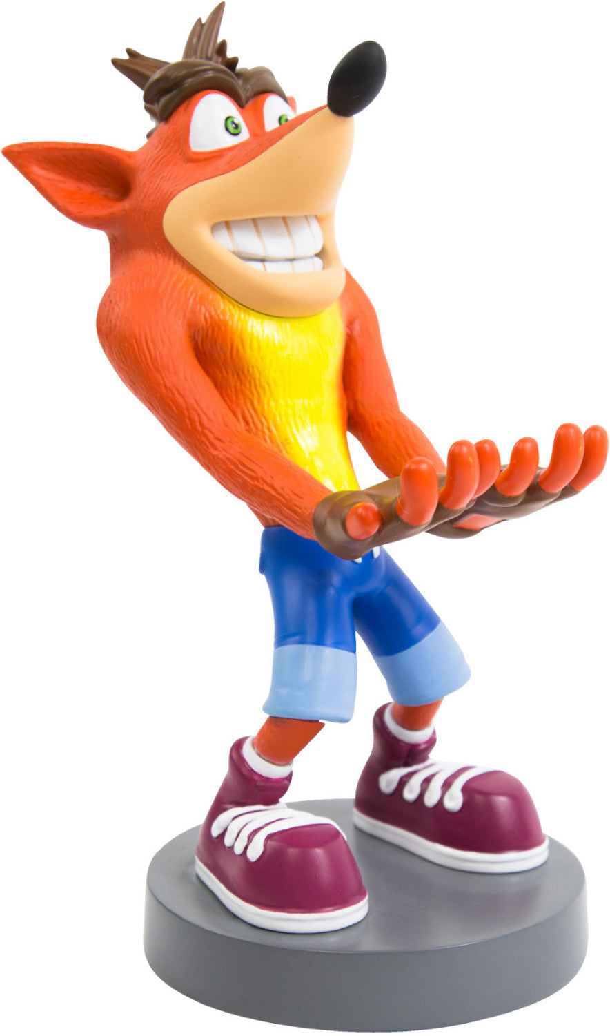 Cable Guys - Crash Bandicoot - Crash Support Chargeur pour Téléphone et Manette - flash vidéo