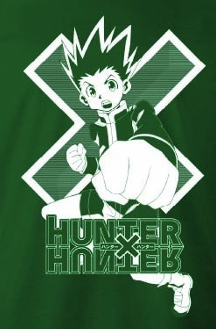 Hunter X Hunter - T-shirt Vert Gon X Monochrome - L - flash vidéo