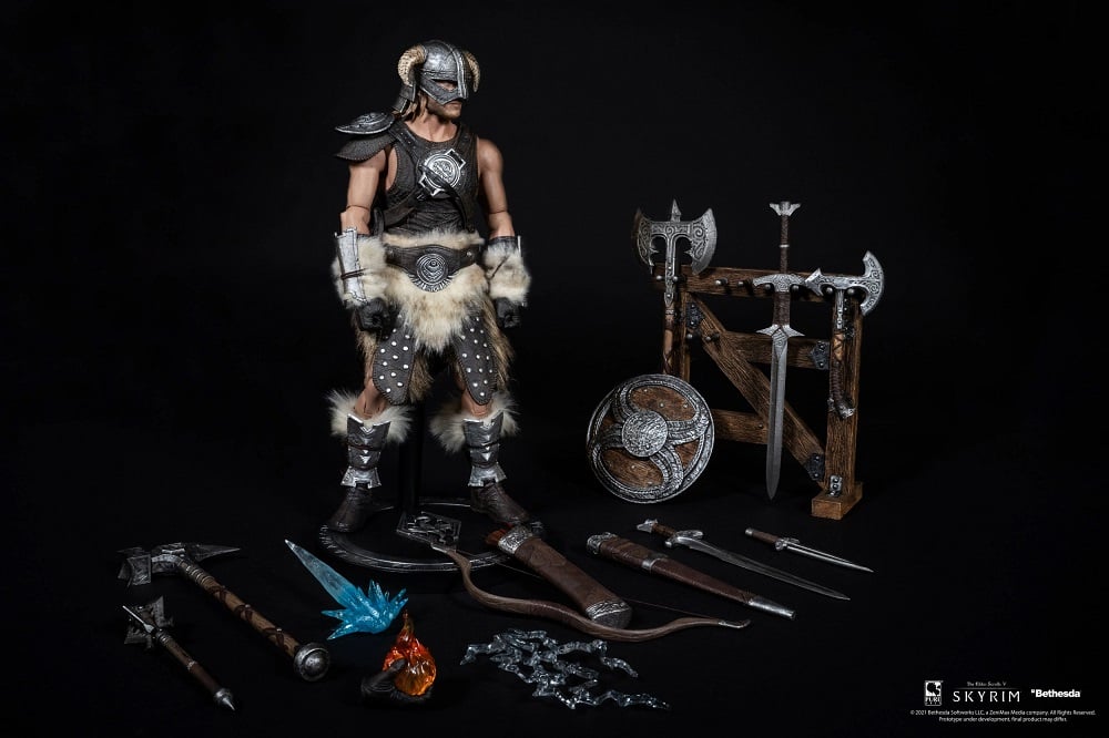 PureArts - 1:6 Articulated DELUXE Figures - Elder Scrolls V Skyrim - Dragonborn Figurine 32cm - flash vidéo