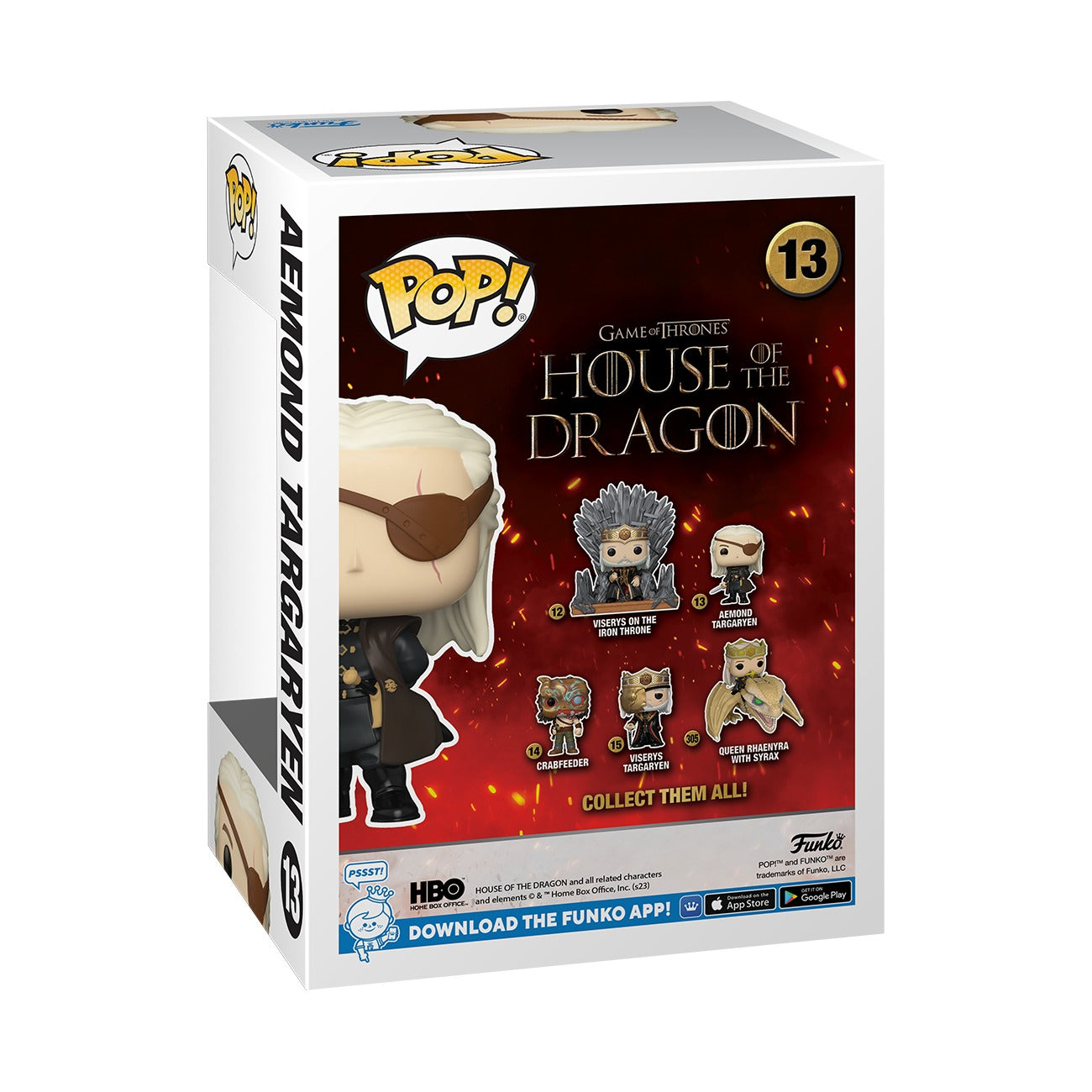Funko Pop! TV: House of the Dragon - Aemond Targaryen (Chance of Special Chase Edition) - flash vidéo