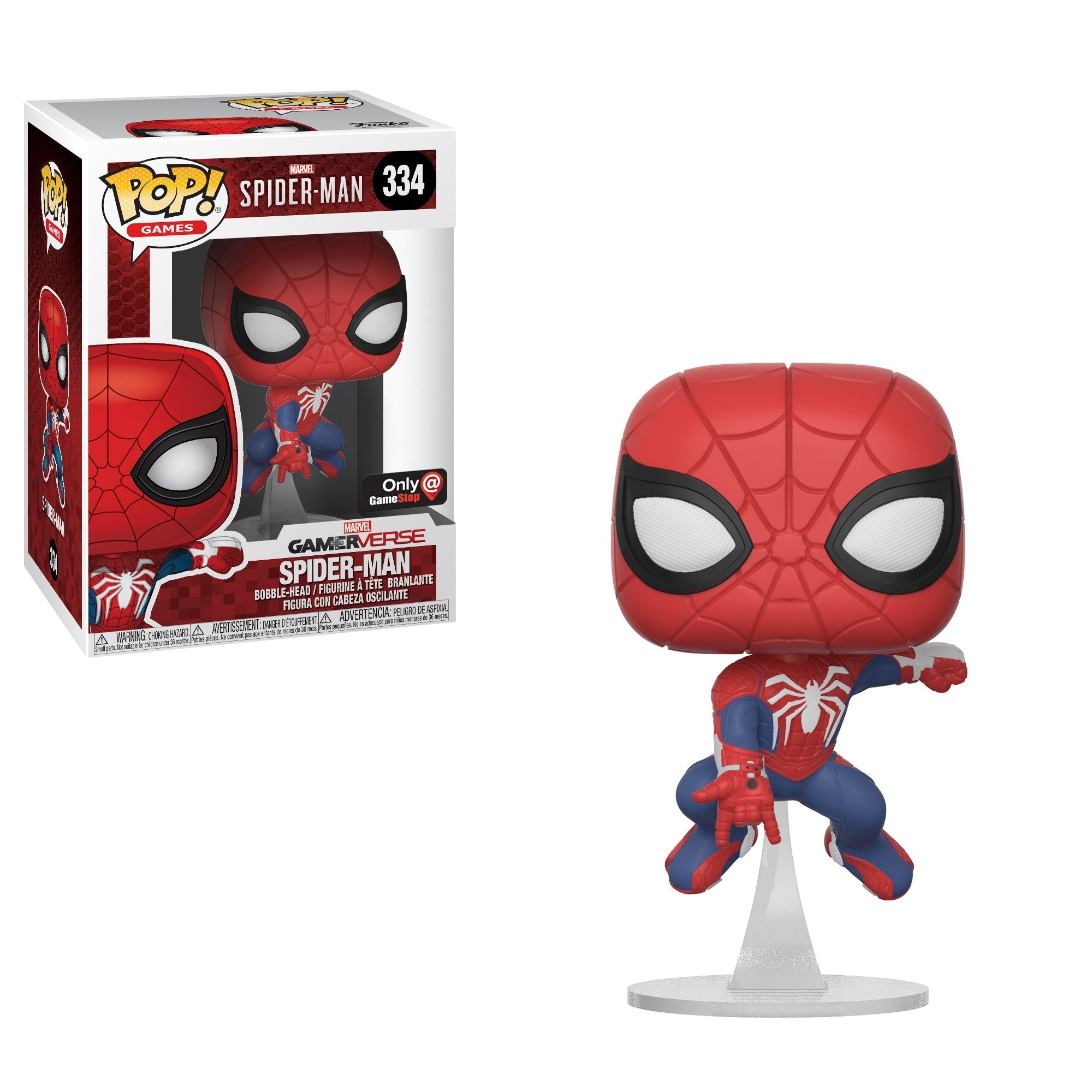 Funko Pop! Games Marvel's Spider-Man Spider-Man ENG Merchandising - flash vidéo