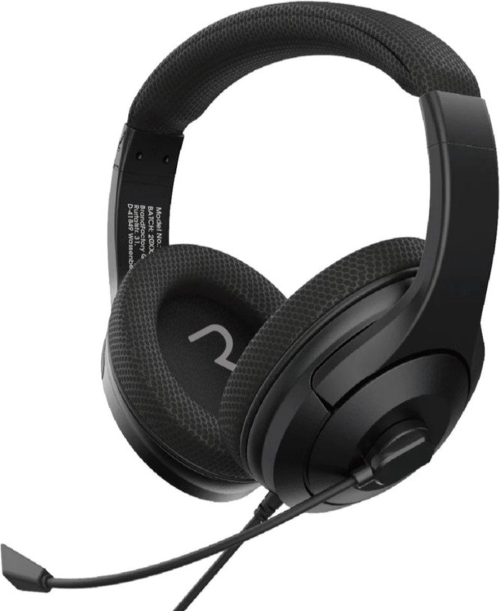 Raptor Gaming - Casque de jeu stéréo filaire H300 Noir pour PS4/PS5, Xbox Series X|S et Windows 10/11 - flash vidéo