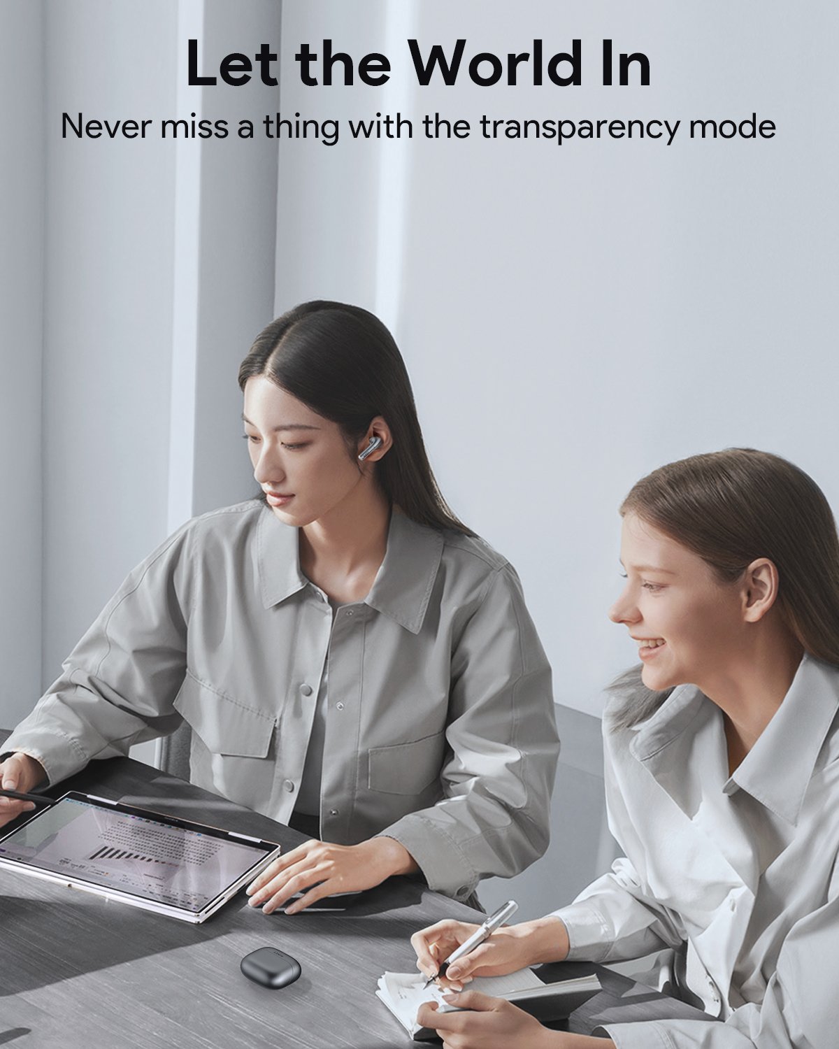 Aukey - Écouteurs sans fil connectés Beyond ANC Pro Noir - flash vidéo