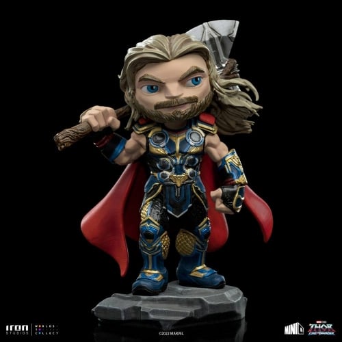 Iron Studios - MiniCo - Marvel - Thor: Love and Thunder - Thor Statue 15cm - flash vidéo