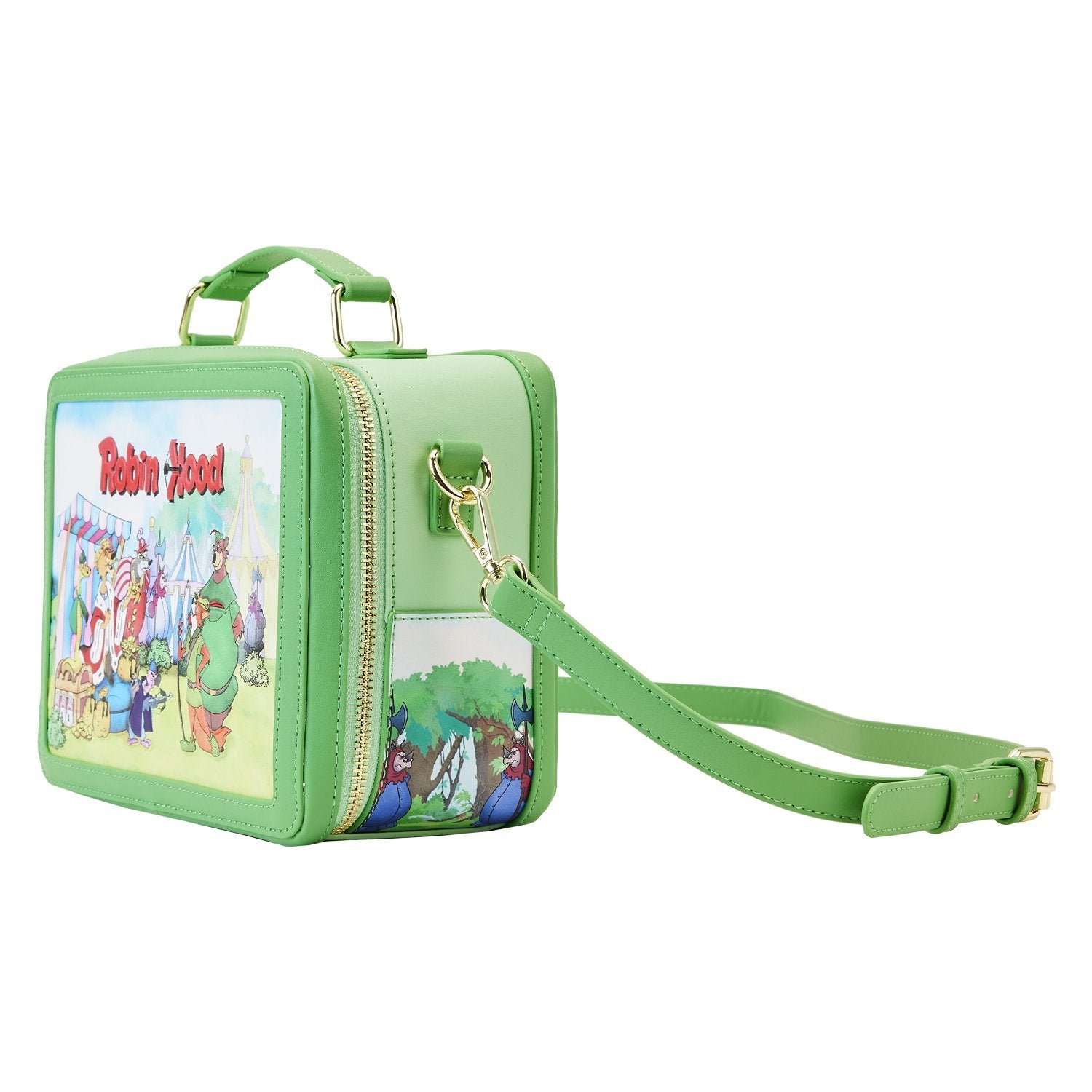 Loungefly: Disney Robin Hood - Robin Hood Lunchbox Cross Body Bag - flash vidéo
