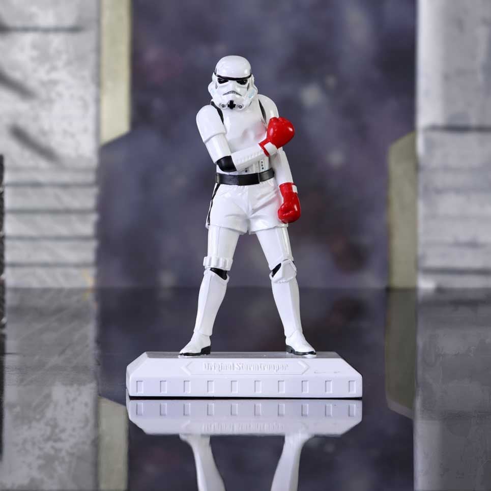 Star Wars - Stormtrooper Boxer "The Greatest" Figurine 18cm - flash vidéo
