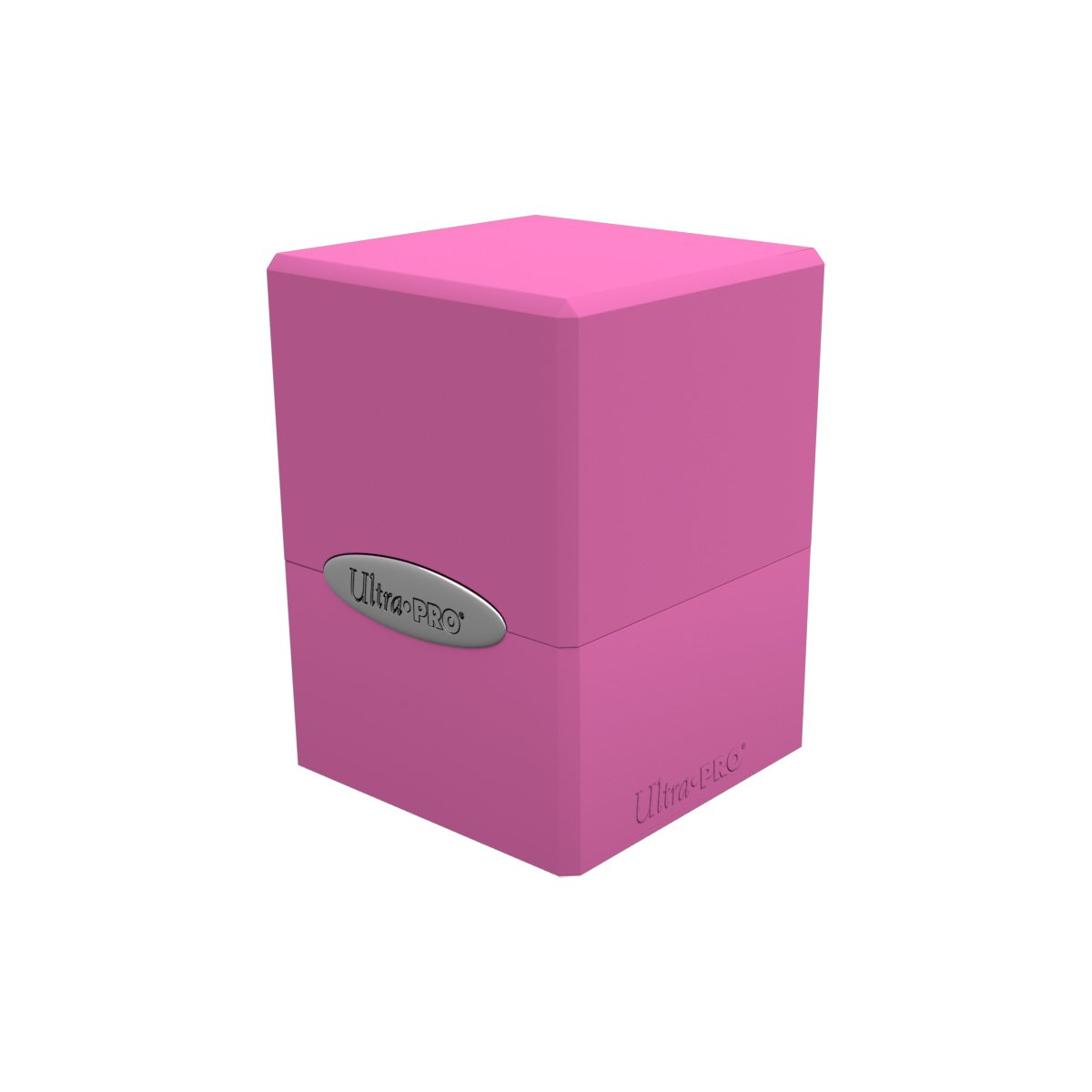 Ultra Pro - Deck Box Cube en Satin - Rose Vif - flash vidéo