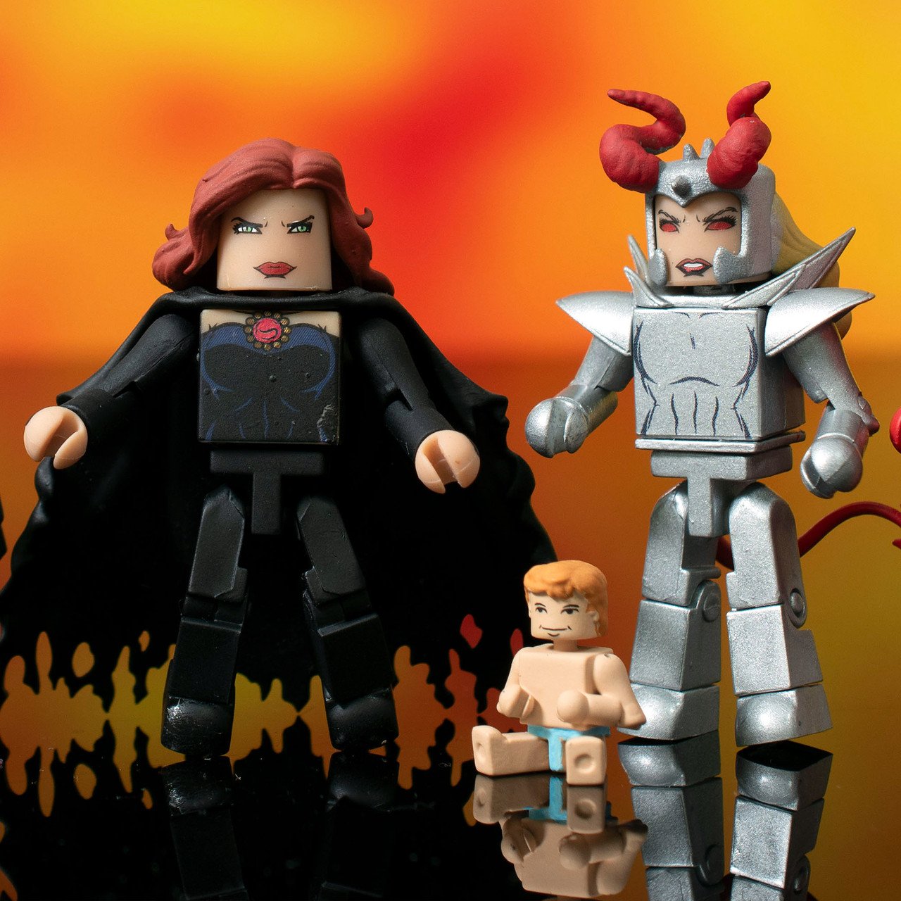 Diamond Select Toys - Marvel Minimates - Coffret Figurines X-Men'87 "Inferno" - flash vidéo