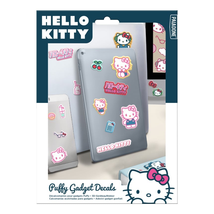 Hello Kitty - Set de Stickers Gadget Puffy - flash vidéo