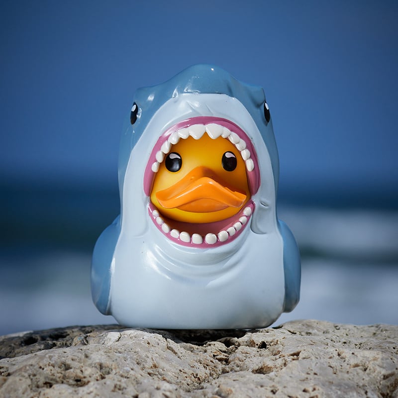 TUBBZ Canard de bain à collectionner - Les Dents de la mer - Bruce (Édition standard) - flash vidéo