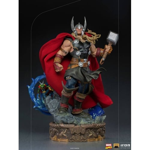 Iron Studios - Deluxe Arts Scale 1/10 - Marvel - Thor Unleashed Statue 28cm - flash vidéo