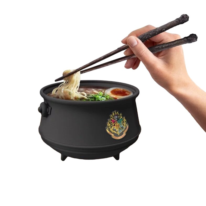 Harry Potter - Set Bol à Ramen Chaudron et Baguettes - flash vidéo