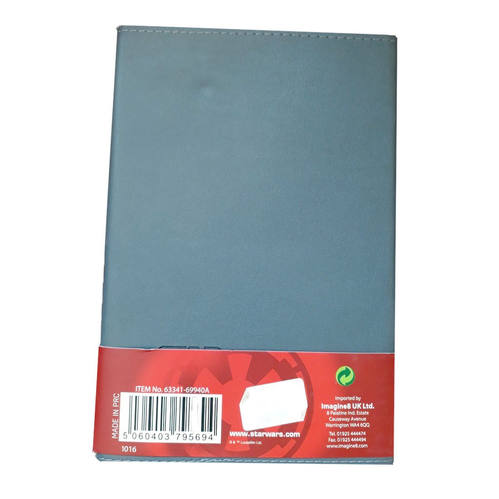 Star Wars Rogue One Empire Death Star Logo Leather Notebook - flash vidéo
