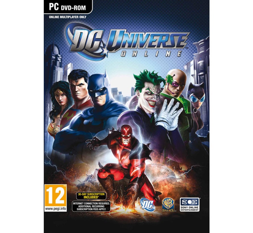 DC UNIVERSE ONLINE VERSION PC - flash vidéo