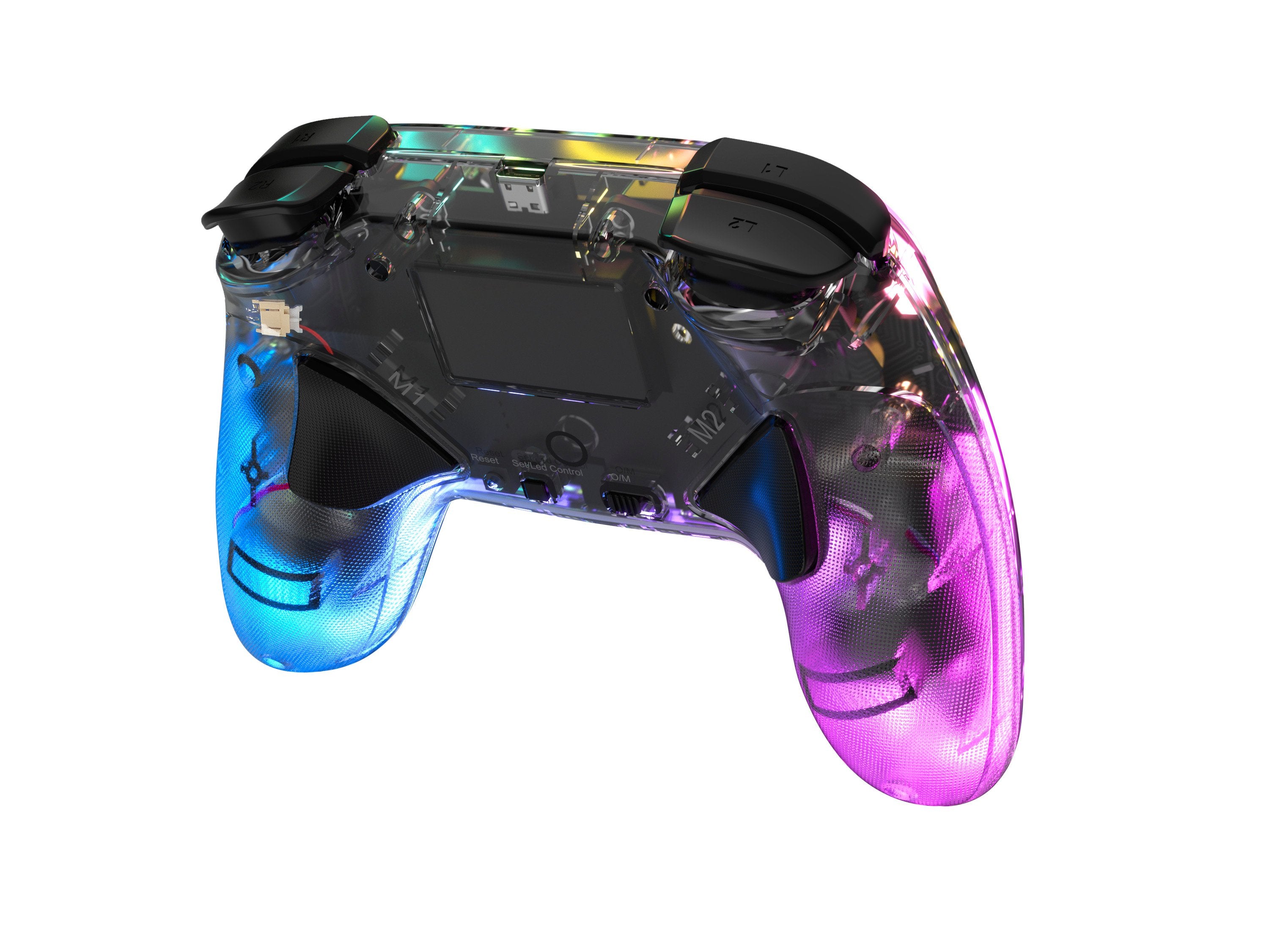 DragonShock - ORION GLOW - Manette sans fil RGB pour Nintendo Switch et Switch OLED - flash vidéo