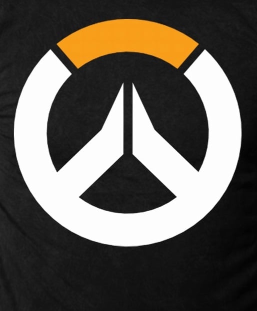 Overwatch - Icon Black T-Shirt - S - flash vidéo