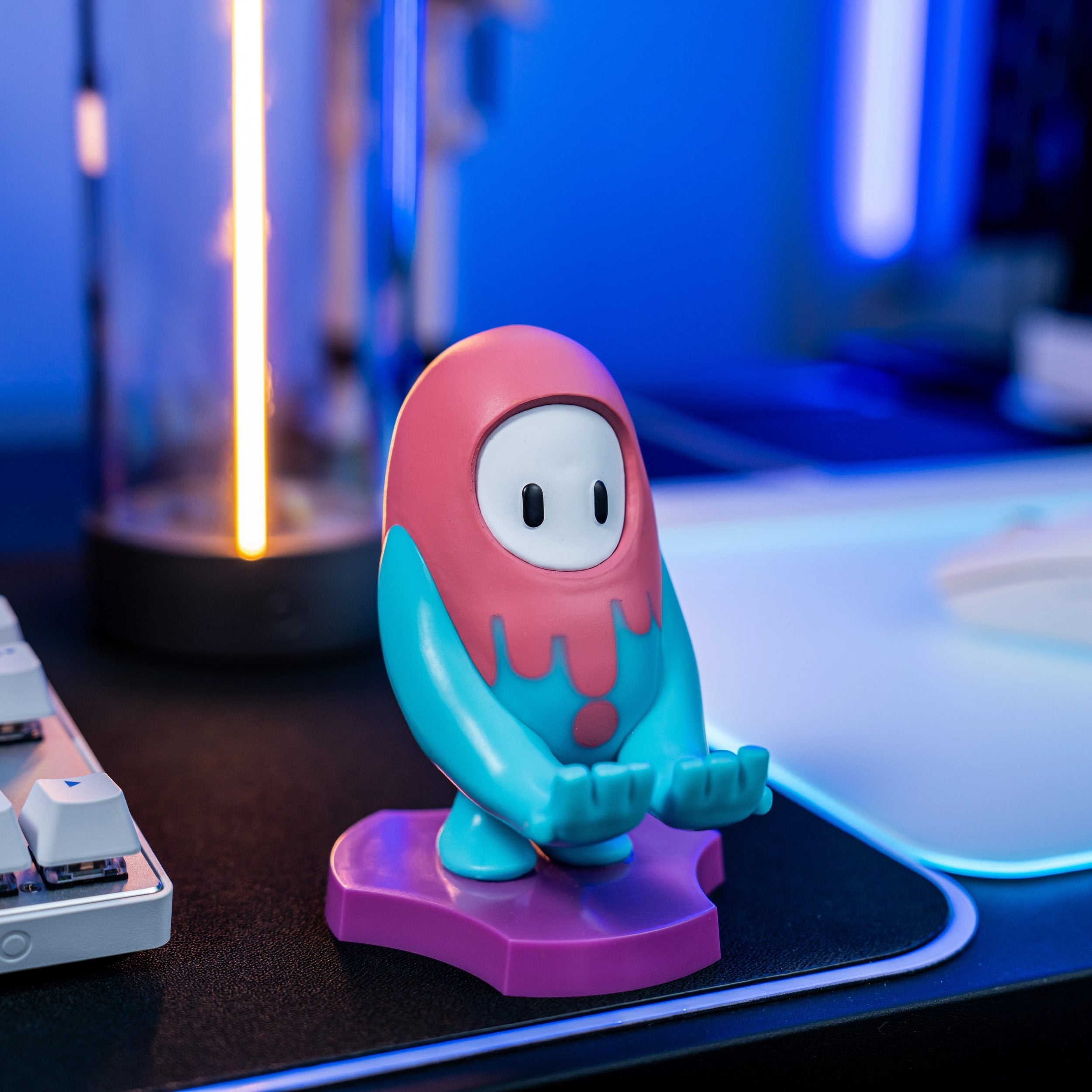 Cable Guys Holdems - Fall Guys - Support pour écouteurs et téléphone Paint - flash vidéo