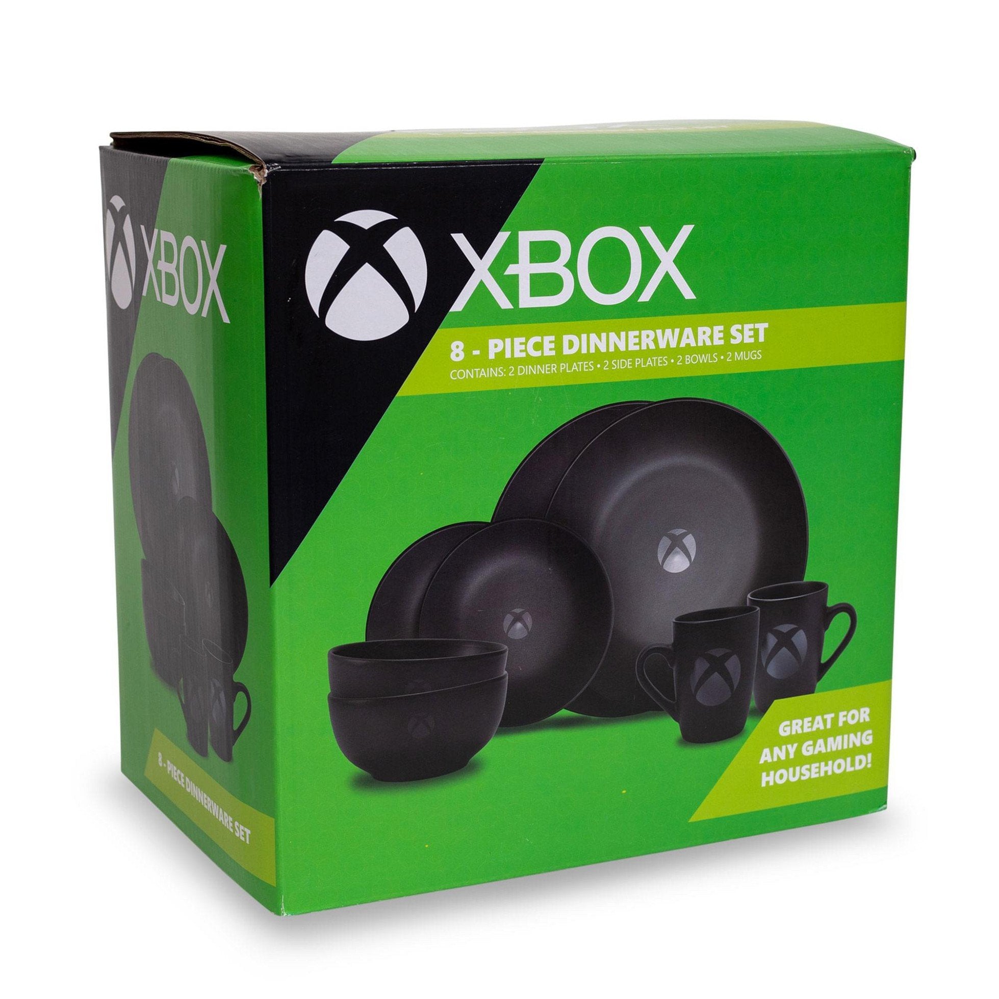 UKON!C - Microsoft - Vaisselle Xbox Logo Noir Set de 8 pièces - flash vidéo