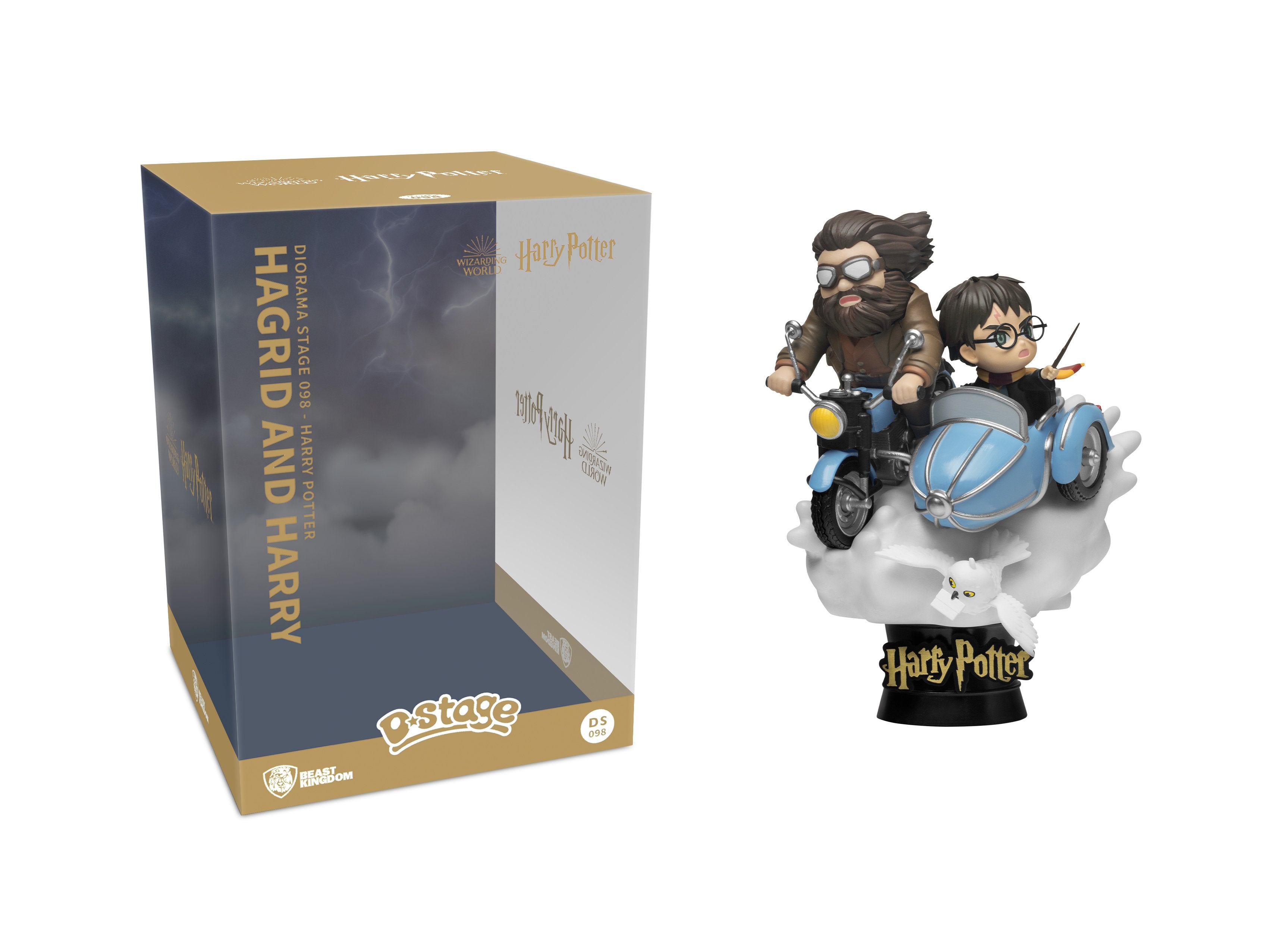 Warner Bros - Diorama-098 - Harry Potter - Hagrid et Harry - flash vidéo