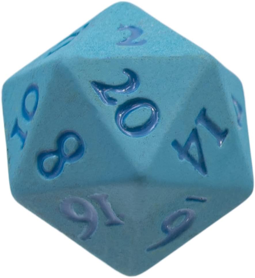 Ultra Pro - Vivid Heavy Metal D20 : Bleu clair - flash vidéo