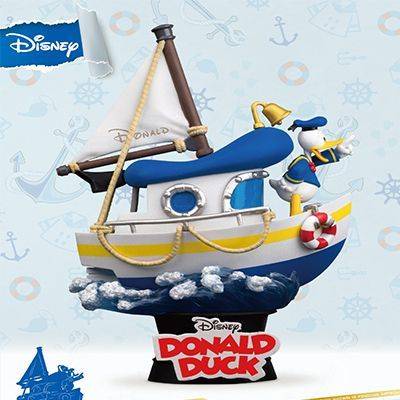 Disney - Diorama-029 - Donald Duck's et son bateau - flash vidéo