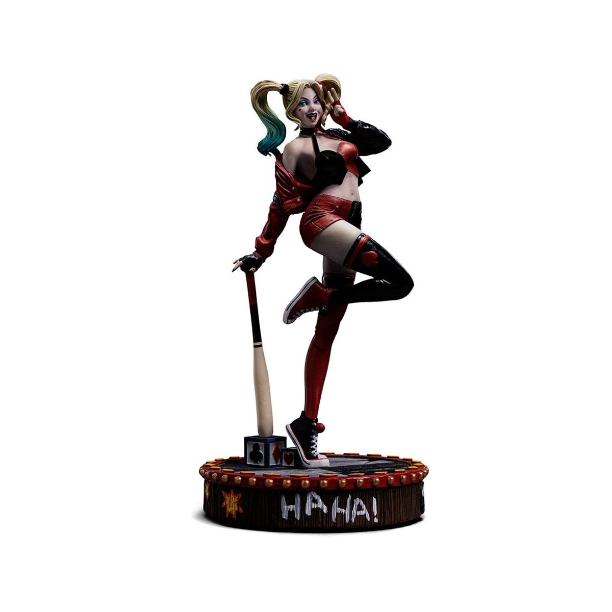Iron Studios - Arts Scale 1/10 - DC Comics - Gotham City Sirens - Harley Quinn Statue 22cm - flash vidéo
