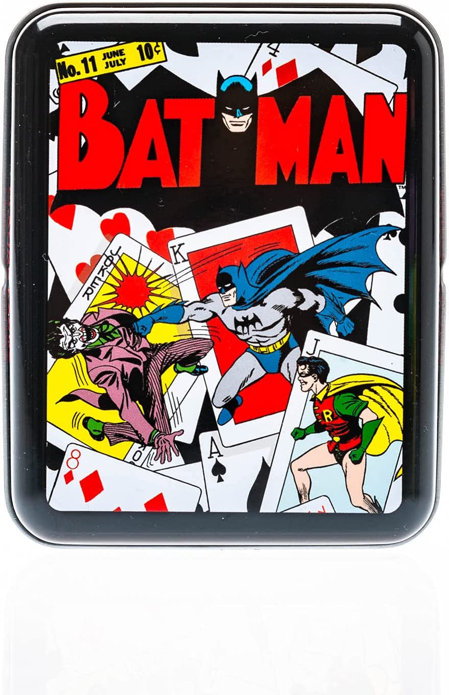 DC Comics Tins - Batman #11 - Cartes à Jouer Boite Métallique - flash vidéo