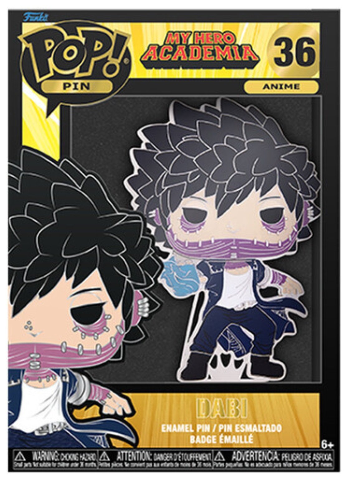 Funko Pop! Pin: My Hero Academia - Dabi - flash vidéo