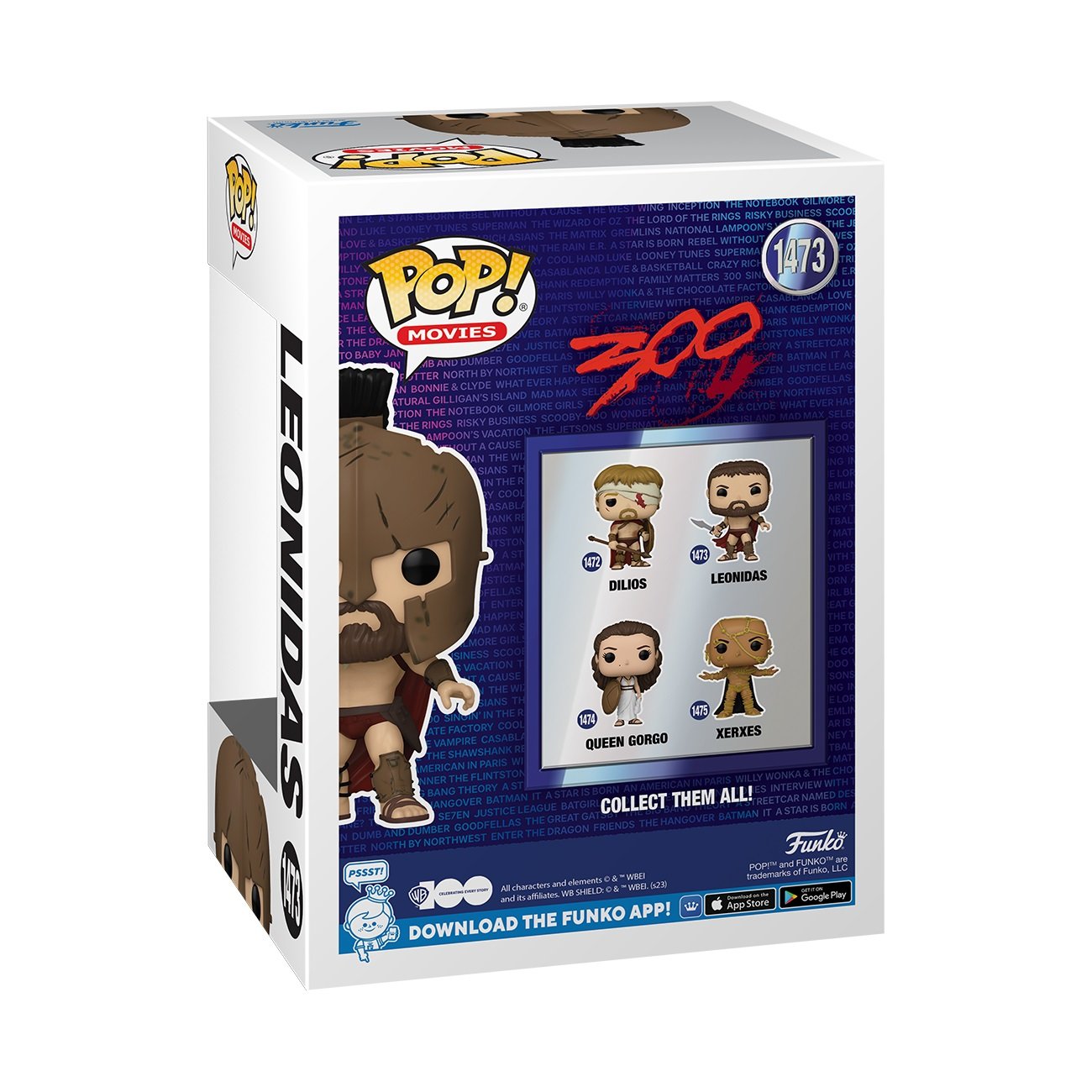 Funko Pop! Movies: 300 - Leonidas (Chance of Special Chase Edition) - flash vidéo