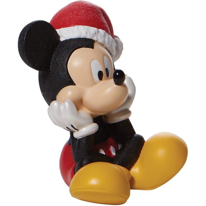 ENESCO - Disney Mini figurine de Noël Mickey Mouse - flash vidéo