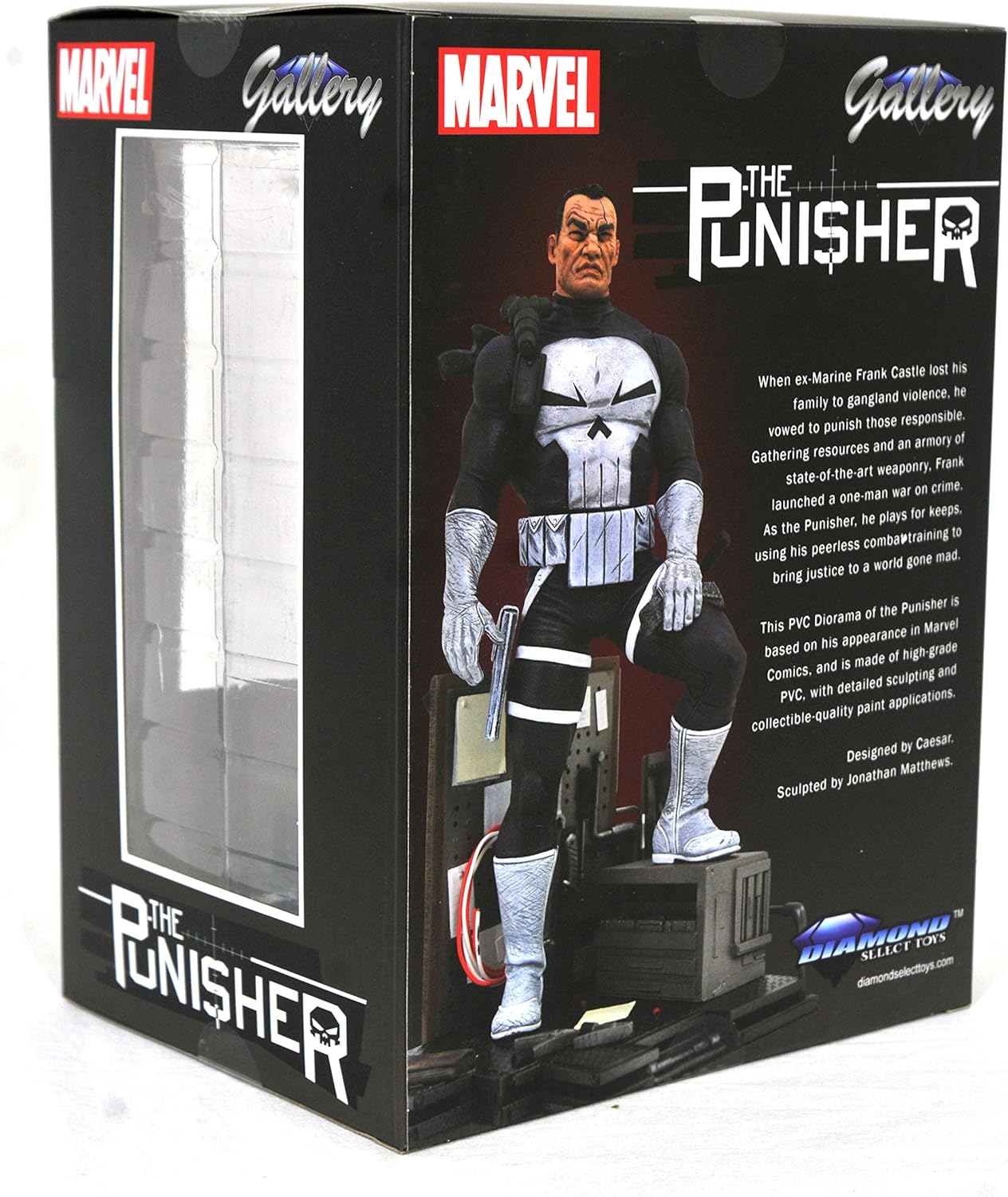 Diamond Select Toys - Marvel Gallery - The Punisher Statue 23cm - flash vidéo
