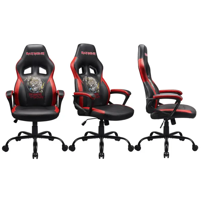 Subsonic - Iron Maiden - Chaise Gaming - The Number of the Beast - flash vidéo