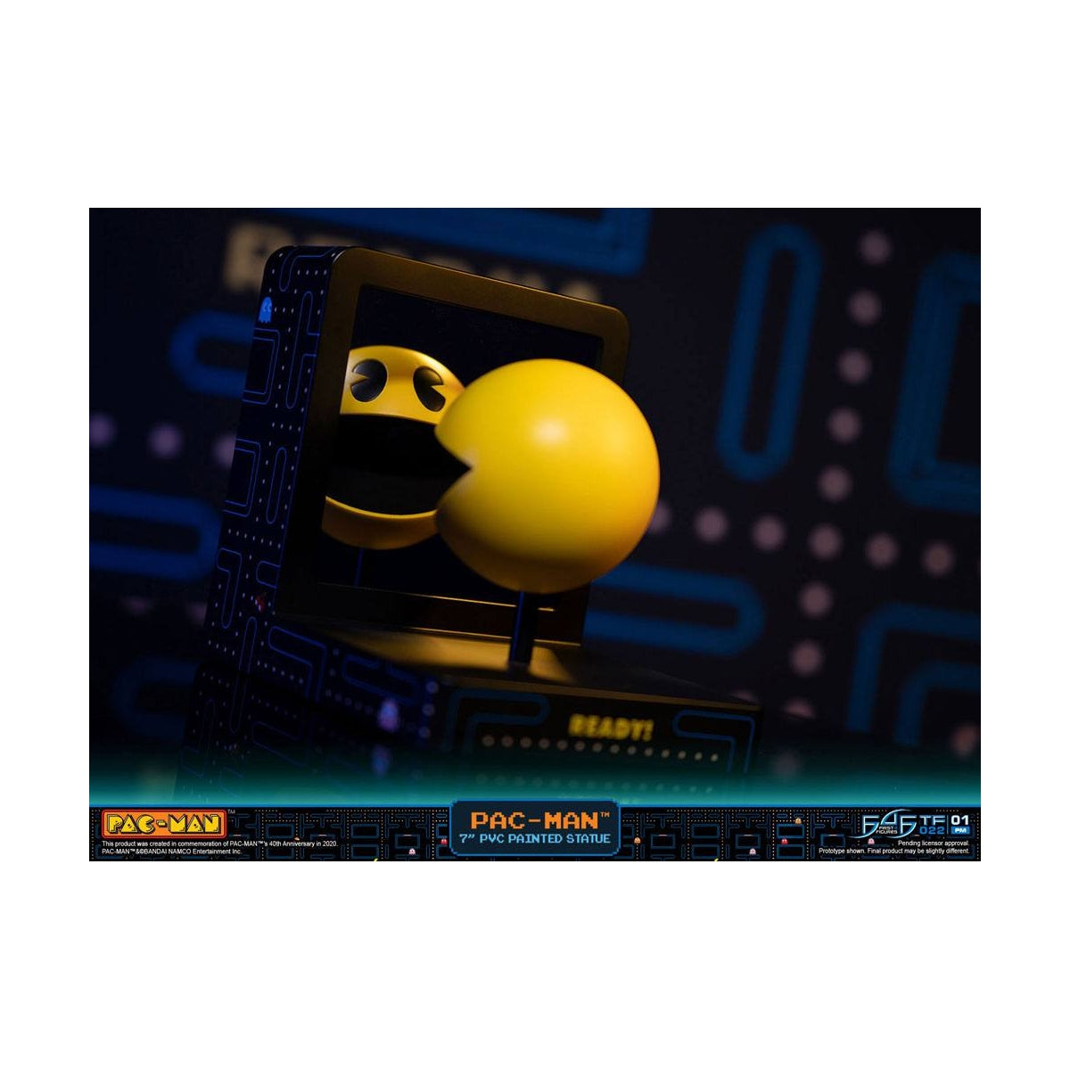 First 4 Figures - Pac-Man - Pac-Man Diorama Statue Edition Standard 20cm - flash vidéo