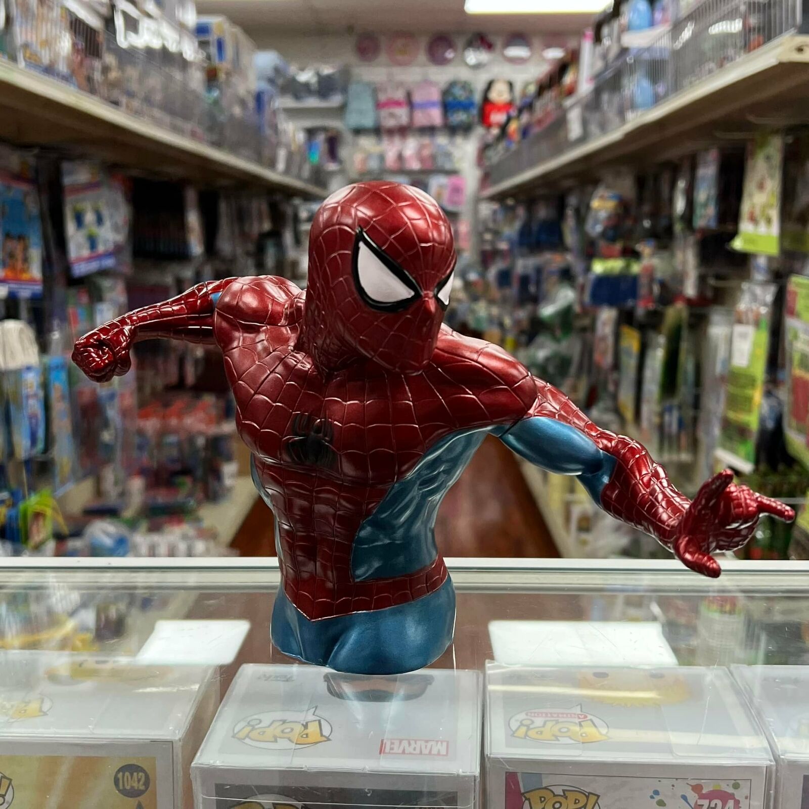 Marvel - Tirelire Buste Spider-Man PX (Metallic Ver.) 20cm - flash vidéo