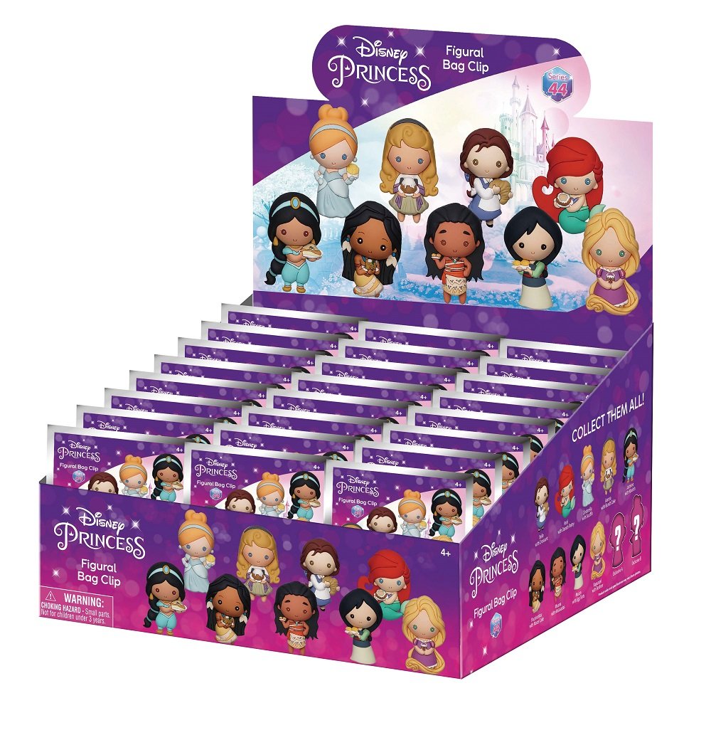 Disney - Assortiment en blind box de figurines de sac de collection Princesse avec nourriture en mousse (Série 44) (24 pcs) - flash vidéo