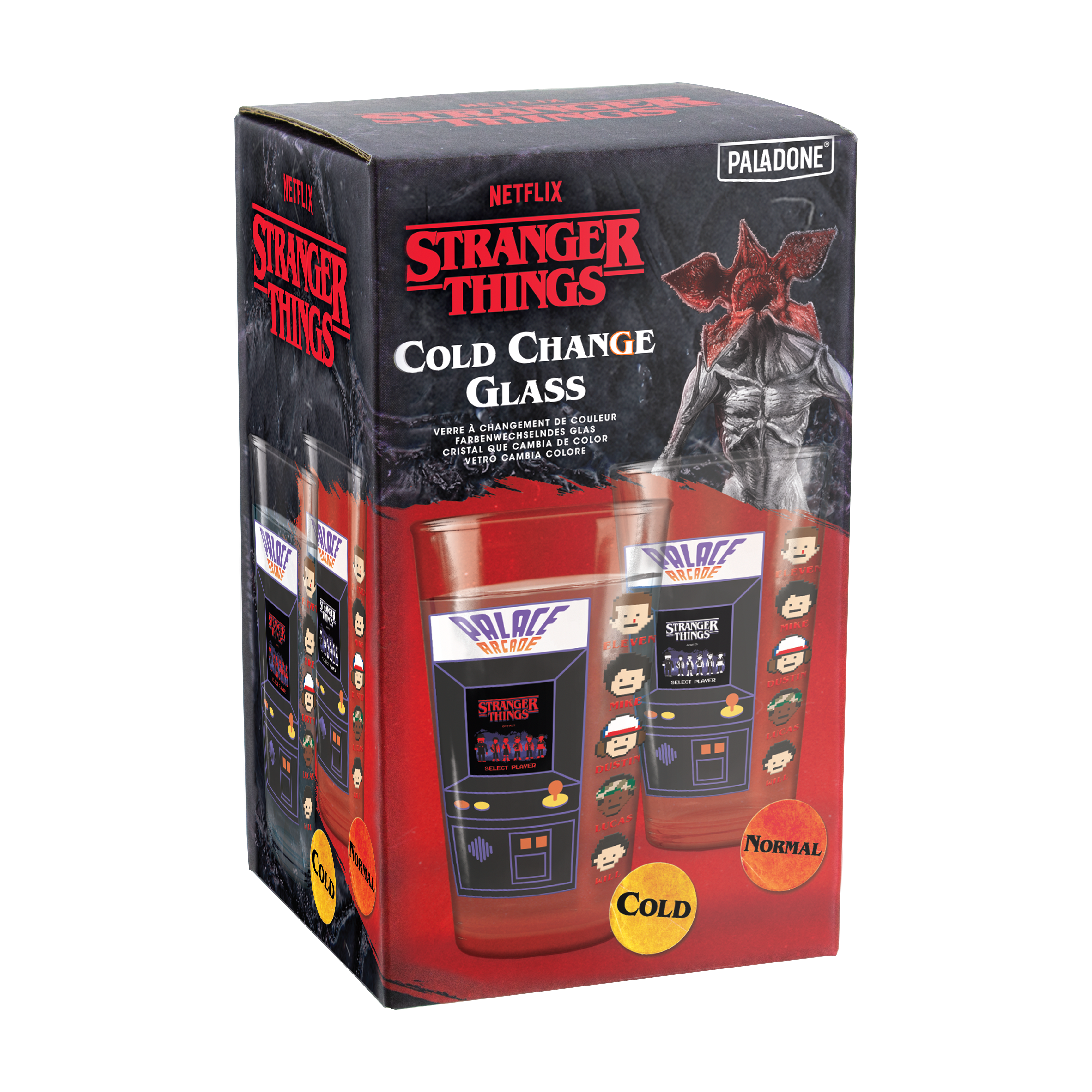 Stranger Things - Verre thermoréactif Palace Arcade - flash vidéo