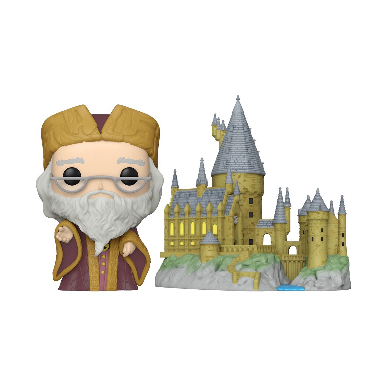 Funko Pop! Town: Harry Potter Anniversary - Dumbledore with Hogwarts ENG Merchandising - flash vidéo