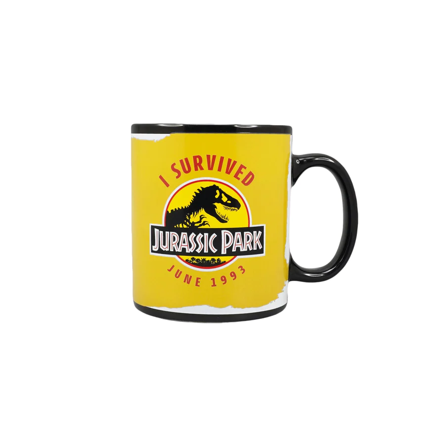 Jurassic Park - Mug thermoréactif Logo de Jurassic Park 400ml - flash vidéo