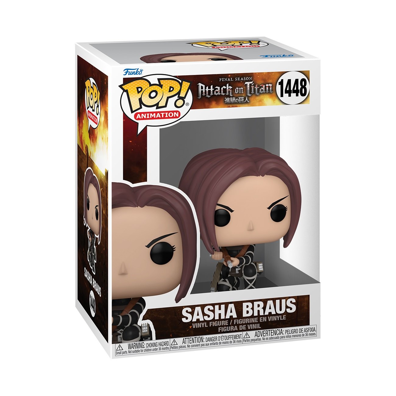 Funko Pop! Animation: Attack on Titan Final Season - Sasha Braus - flash vidéo