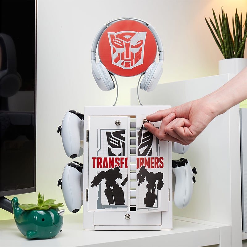 Numskull - Meuble de rangement inspiré de Transformers pour gamer - flash vidéo